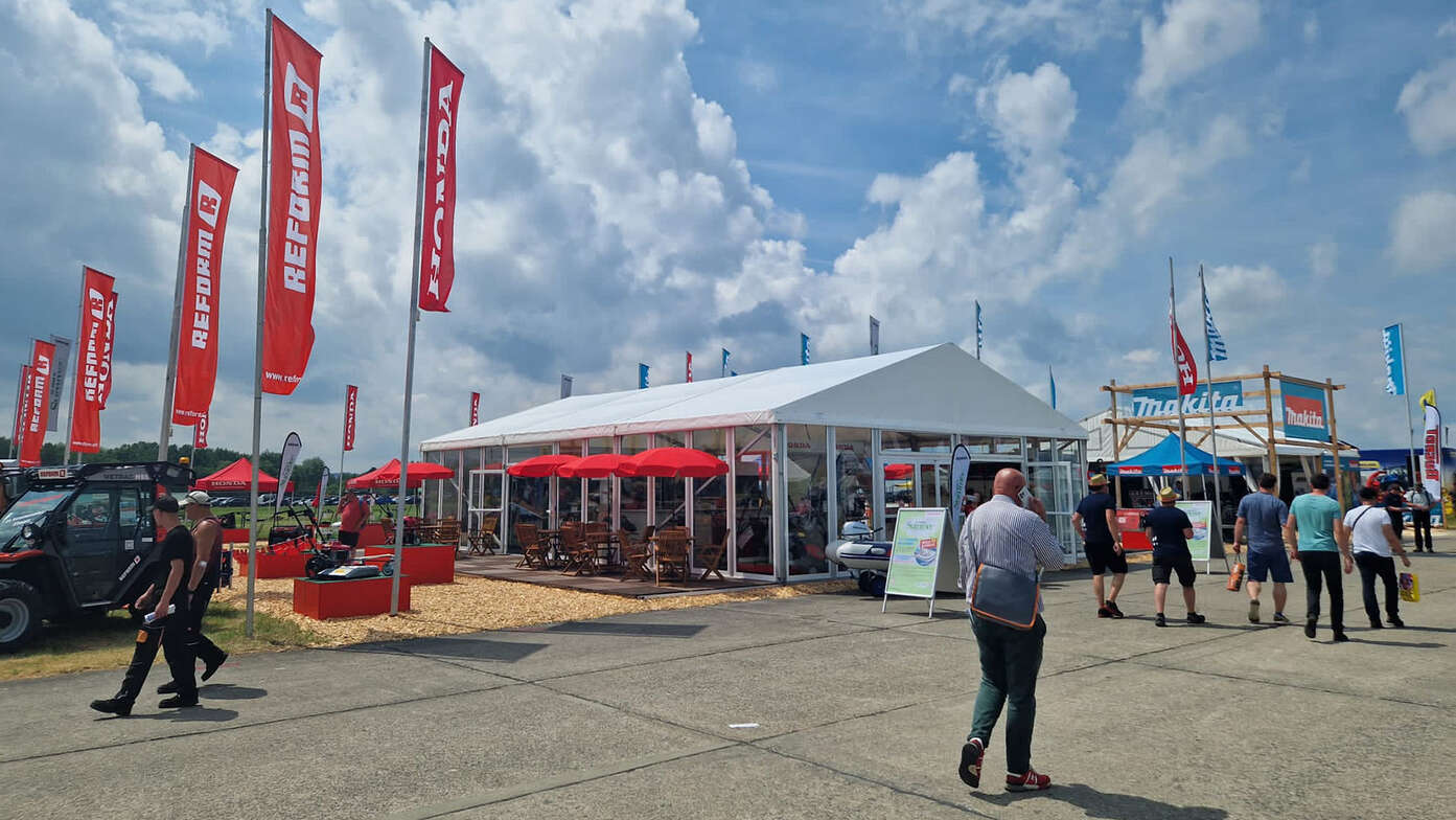 Honda uaf der Demopark