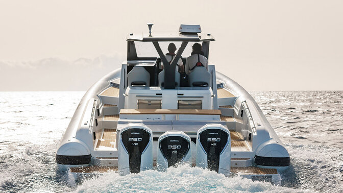 Honda BF350 Rüchansicht