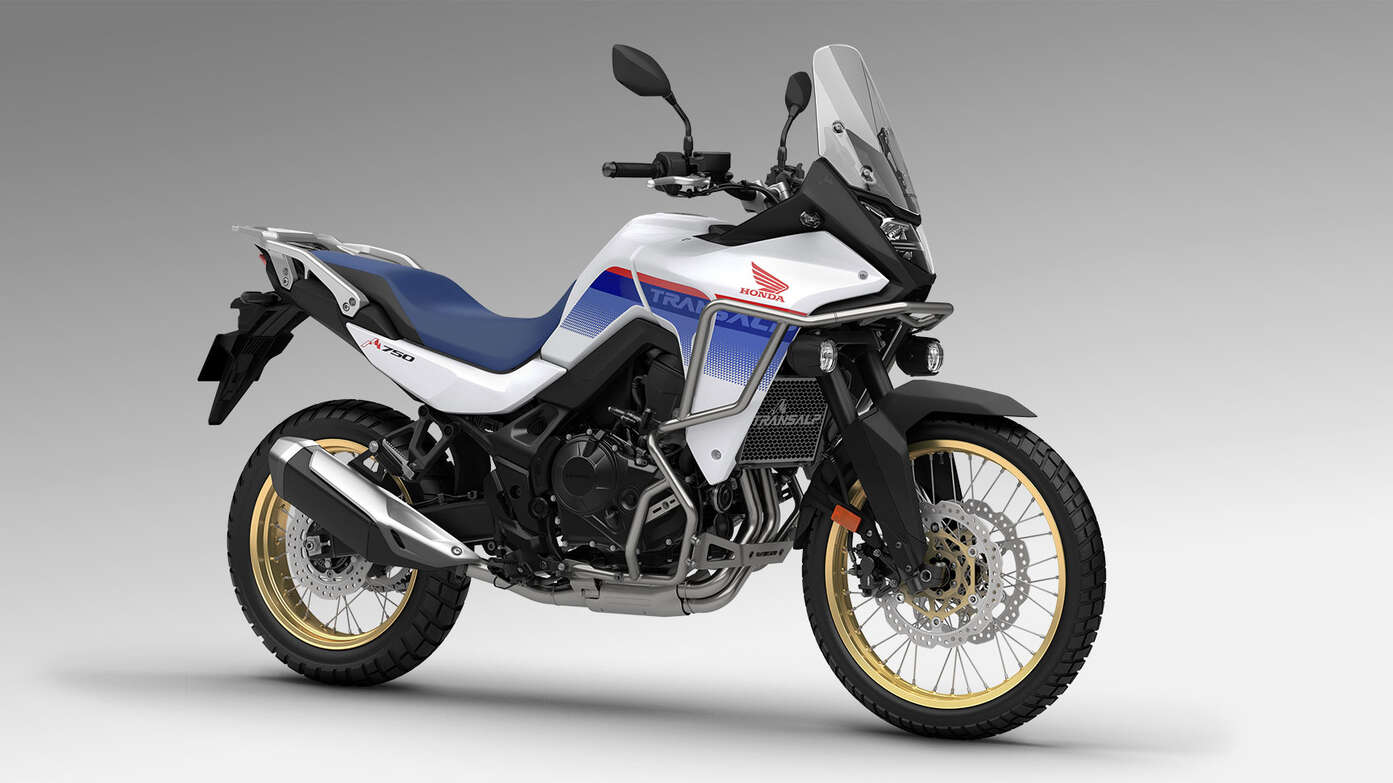XL750 Transalp mit Adventure-Paket.