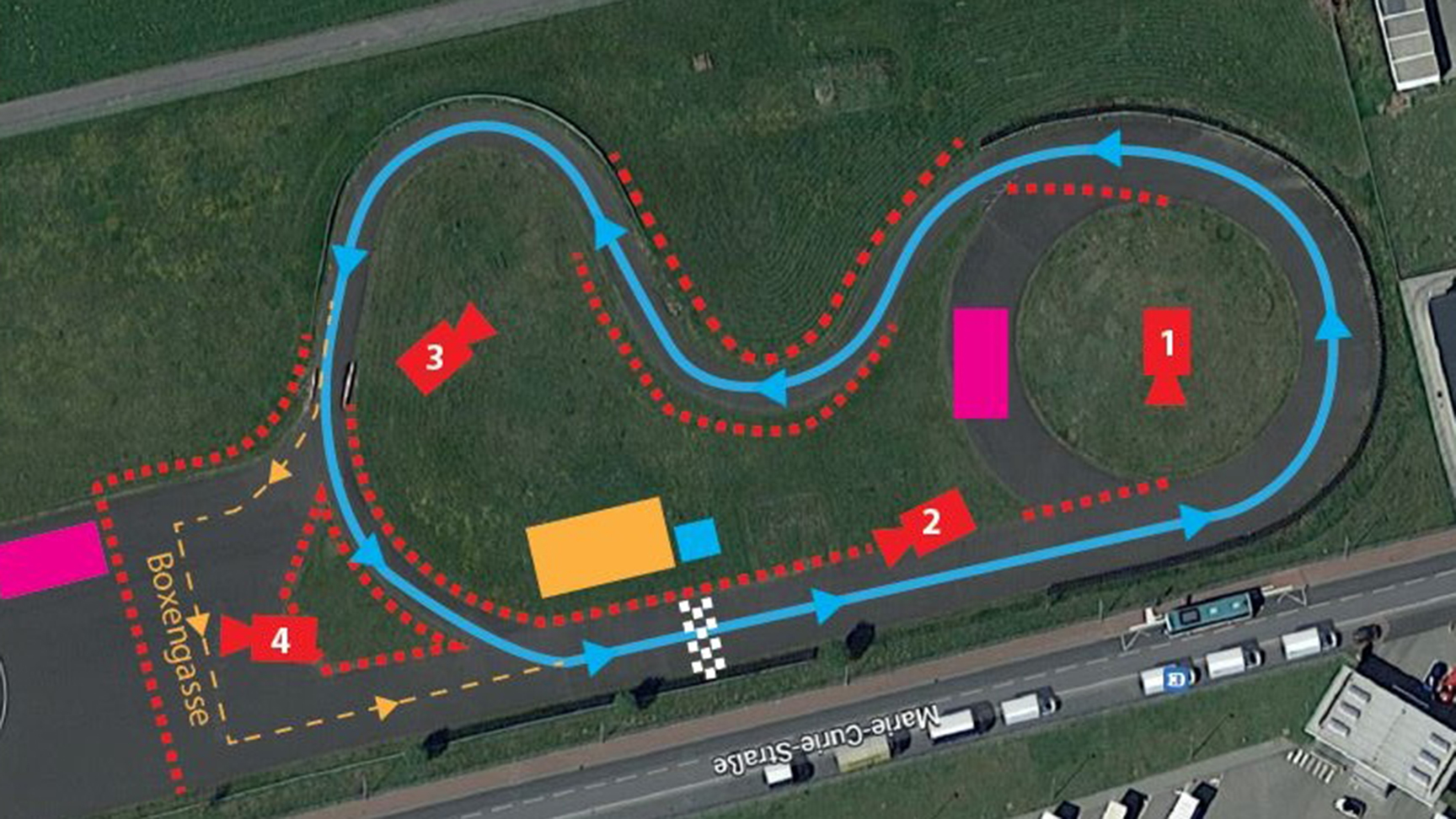 Endurance Race Streckenplan