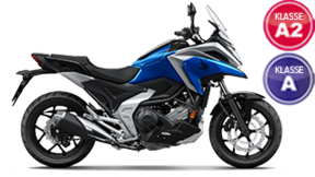 Honda NC750X, Seitenansicht