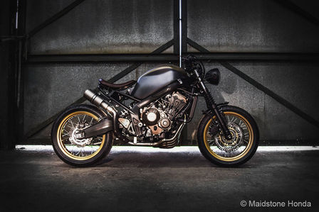 Honda CB650F Mad Max meets Bobber by Maidstone Honda UK