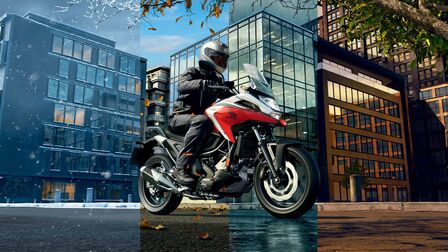 NC750X in Stadt