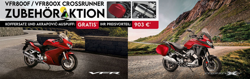 VFR800F+VFR800X Zubehörkampagne