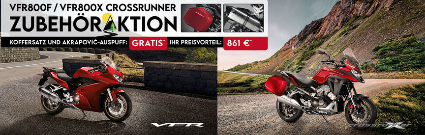 VFR800F+VFR800X Zubehörkampagne