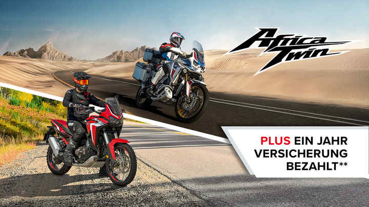 Honda Motorrad Angebote Ein Jahr Versicherung Bezahlt Fur Die Africa Twin