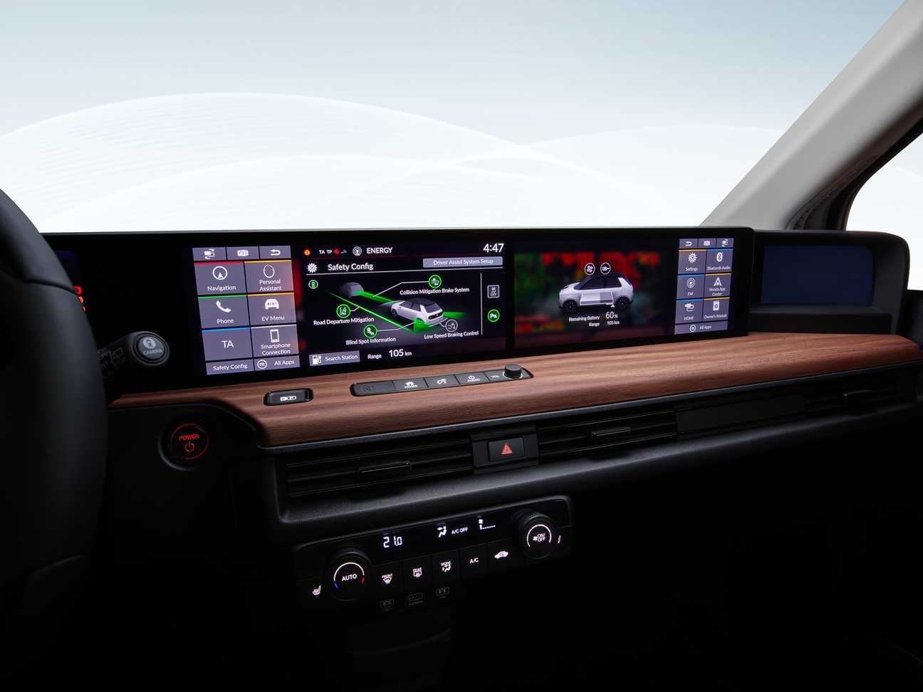 control screen on dashboard